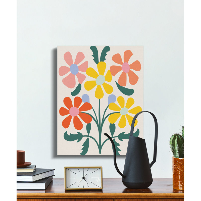 Fiore Wrapped Canvas Print Set, 15x30