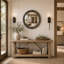 Cerne Convex Metal Wall Mirror-525569197