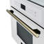 Four à micro-ondes encastré Oliena, blanc, espresso, 30 po, 1,6 pi³, 1000 W / 1750 W