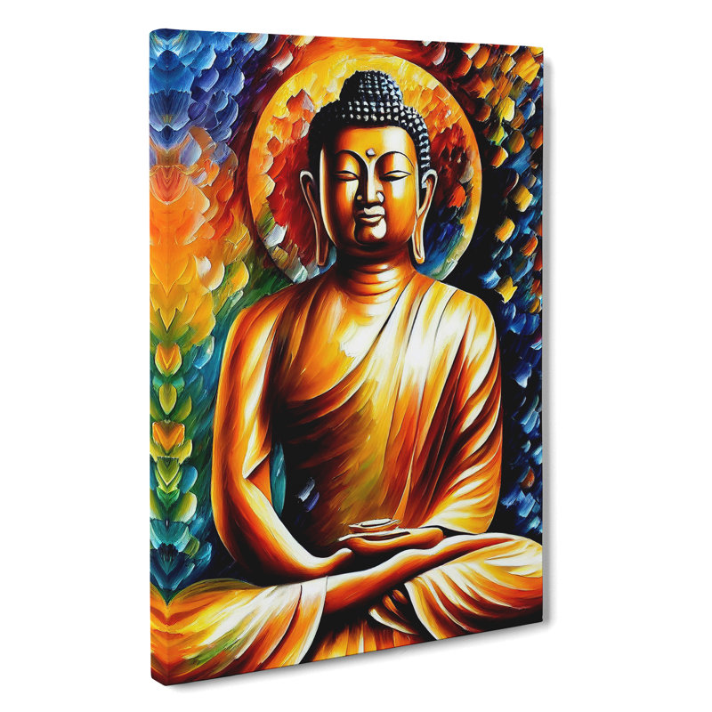 XV1022-4982X View Of Buddha No.3 -, No Matte, 50cm H x 35cm W, Wrapped Canvas
