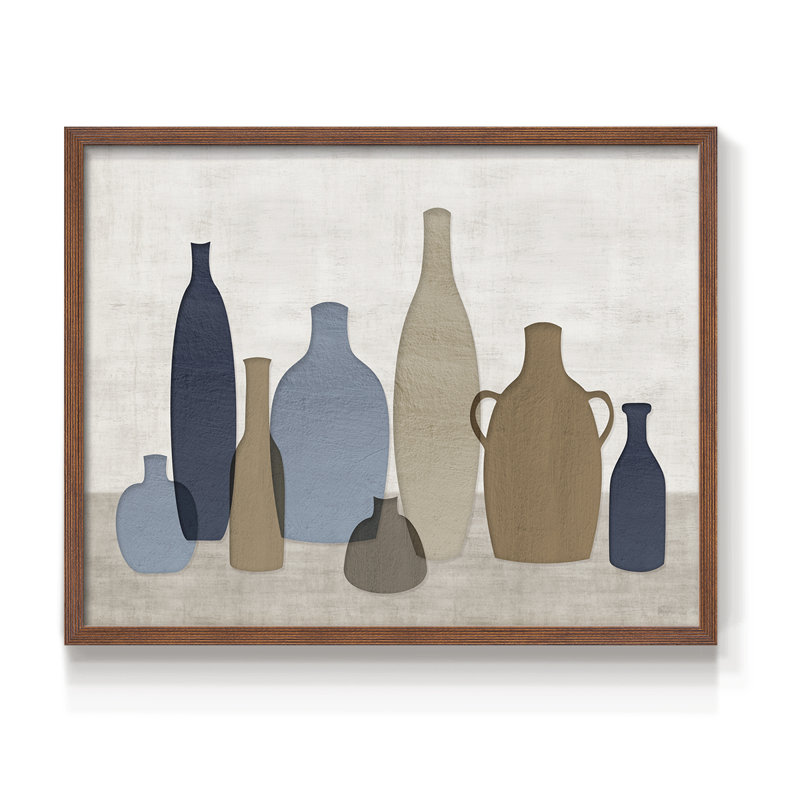 Modern Vessels -Framed Print - Restickable