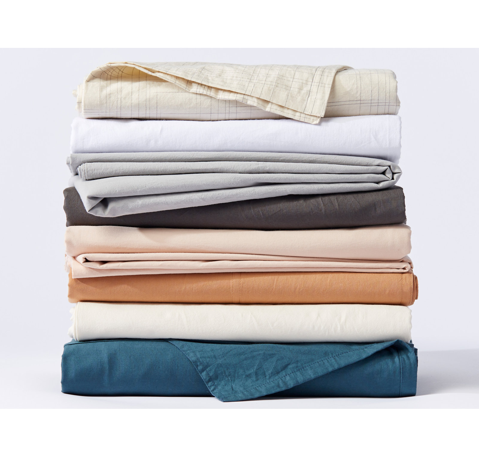 Organic Cotton Duvet Cover Set, Full/Queen Duvet Cover, Hazel Chambray