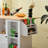 Kitchen Island Trolley With Drop - Leaf Counter Space, 2 Drawers, Door Unit, Towel And Spice , White , 49.01 In Long, 102.3 Lb Counter, Rack, Storage Rubberwood, 34.17 Tall, 145Lbs Load