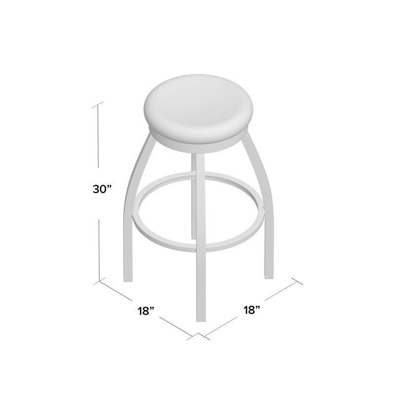 802 Misha Swivel Bar Stool, Bronze, Medium Maple, Bar Stool (30" Seat Height)