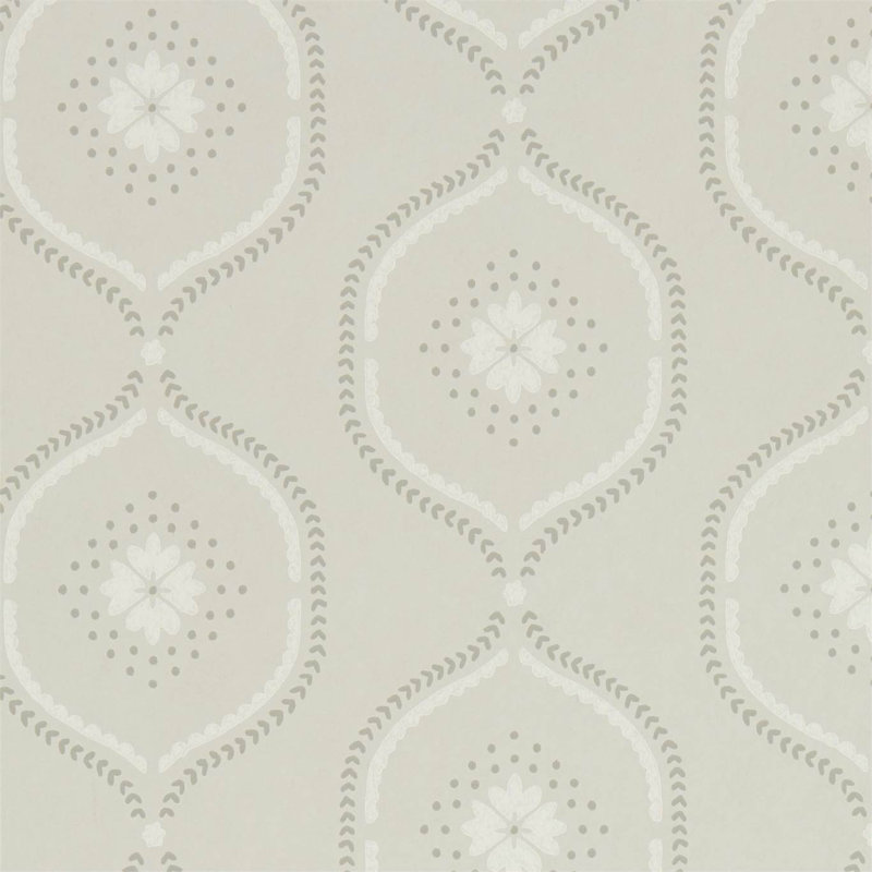 Milcombe Wallpaper, Silver