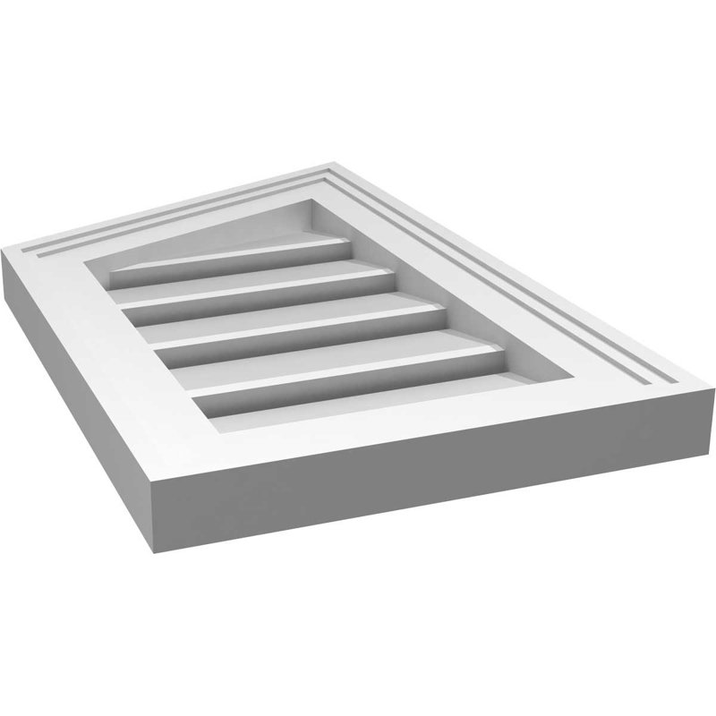Évent en givre fonctionnel en demi-pointe à montage sur surface gauche Signature, H 20 po x l 12 po x P 1,5 po
