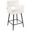 Panaca Upholstered Counter Stool with Metal Frame-473863673