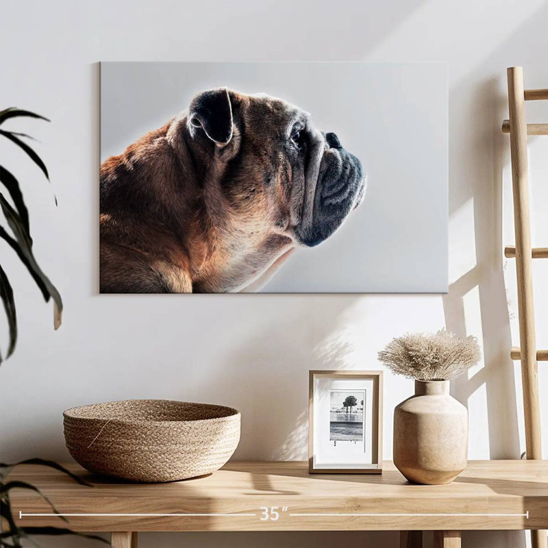 Brampt Dog Side Profile, 8" H x 12" W