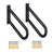 2 Pack Handrails For Outdoor Steps Wall Mounted Step Handrails Heavy-Duty U-Shape Indoor Outdoor Hand Railings For 1-3 Step Stair Handrails