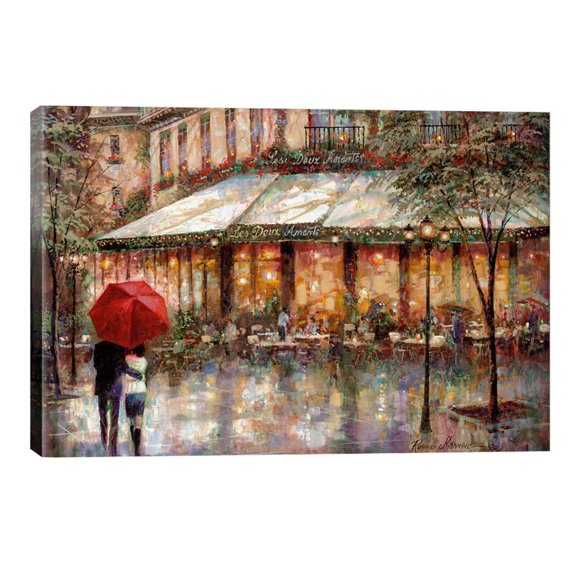 Les Deux Amants by Ruane Manning - Wrapped Canvas Painting, 66.04 cm H x 45.72 cm W x 1.91 cm D