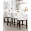Tabouret de comptoir rembourré Blair-113051012-113051008-128617372