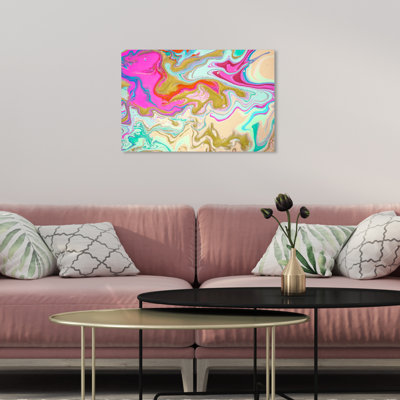 Abstrait maison de Barbie - peinture