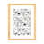 Toile avec cadre en bois beige n'est pas disponible