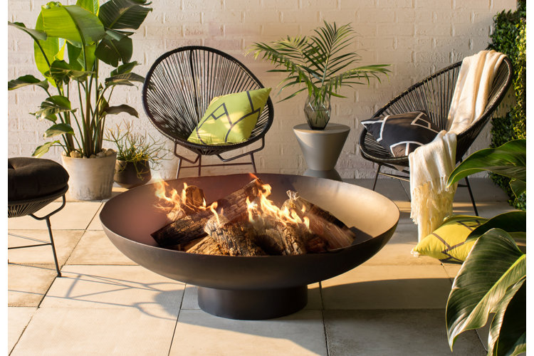 copper outdoor fire pit