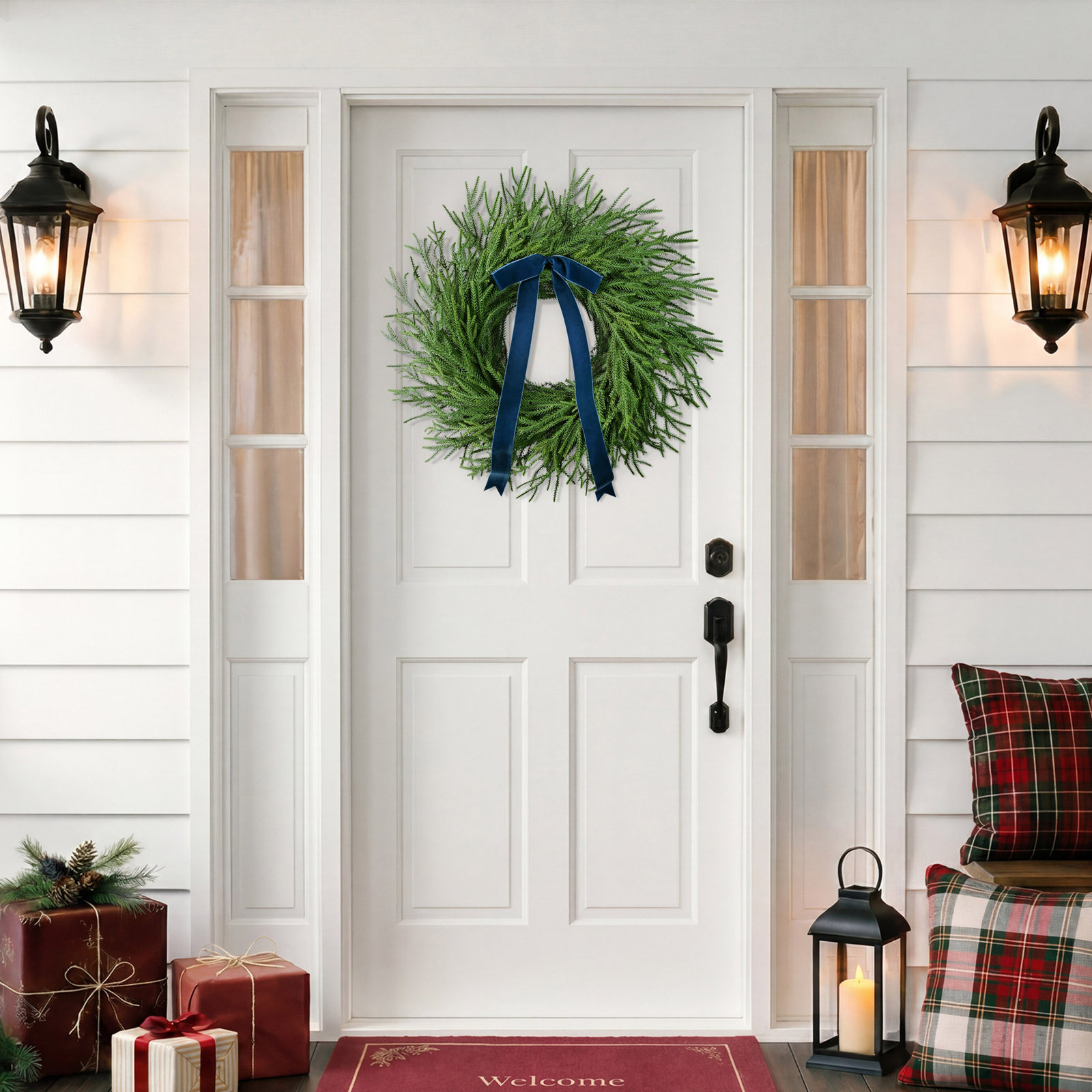 24" Pine Christmas Wreath