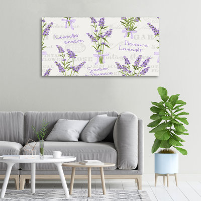 Lavender - No Frame Print on Canvas
