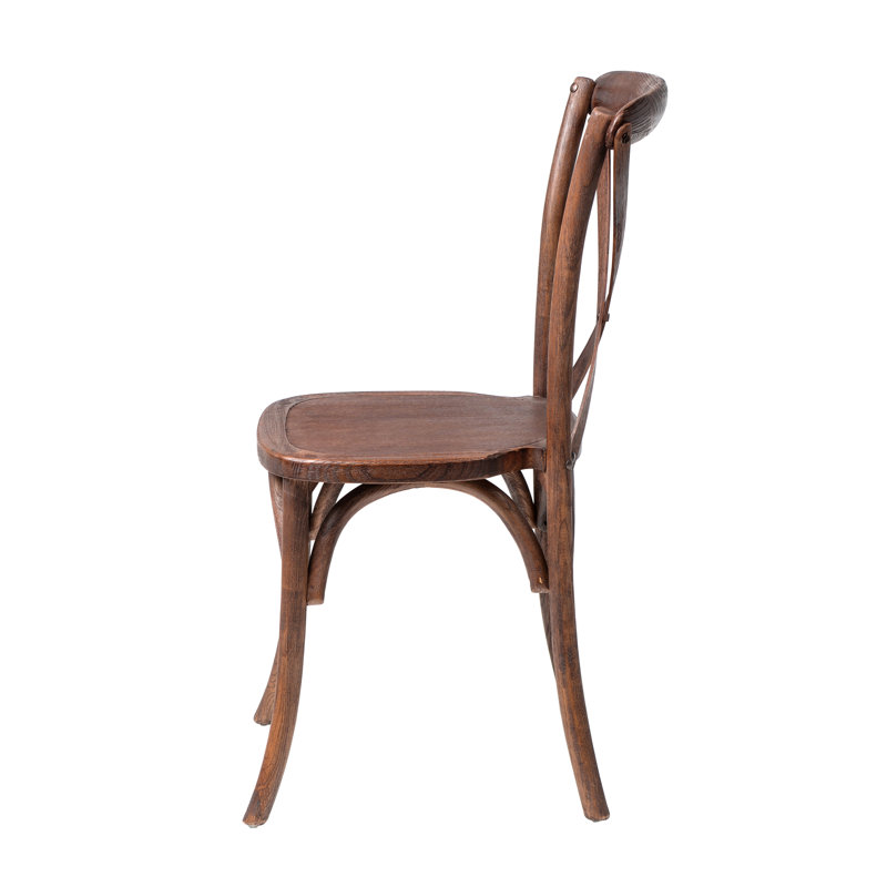 Chaise d'appoint en bois massif, Arbre fruitier Marian