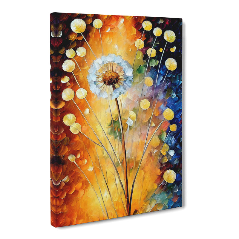 Dandelion in Colour Vol.1 - Wrapped Canvas, 50cm H x 35cm W x 3cm D