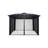 Siena Dome Roof Aluminum Patio Gazebo-1900572573