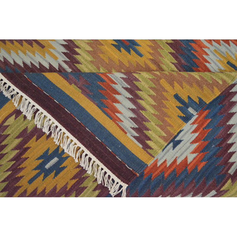Southwestern Wool Hand Woven Area Rug, Rectangle 170 x 230cm