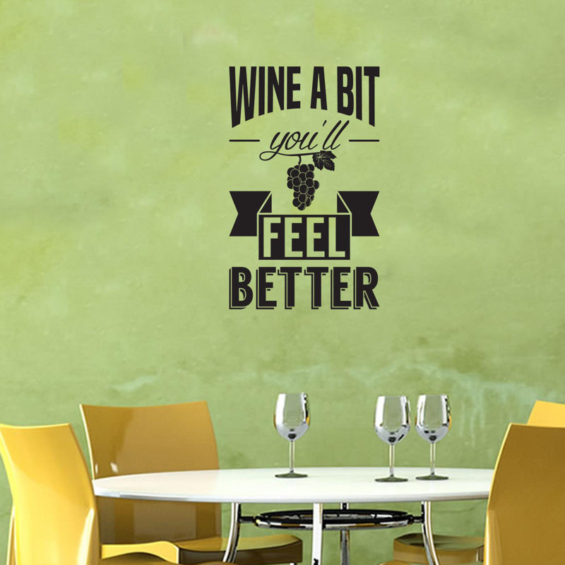 Text & Numbers Wall Decal