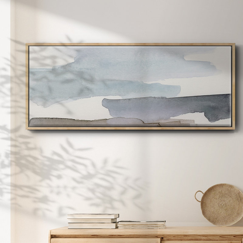 Coastal Tones III - toile encadrée, H 24 po x l 60 po