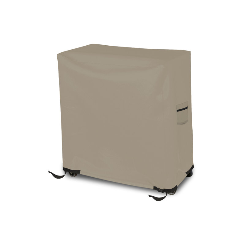Heavy Duty Cooler Cart Cover, 12 OZ, 32" H x 34" W x 20" D, Beige