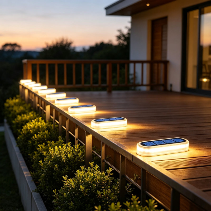 Natural Solar Powered Deck Light