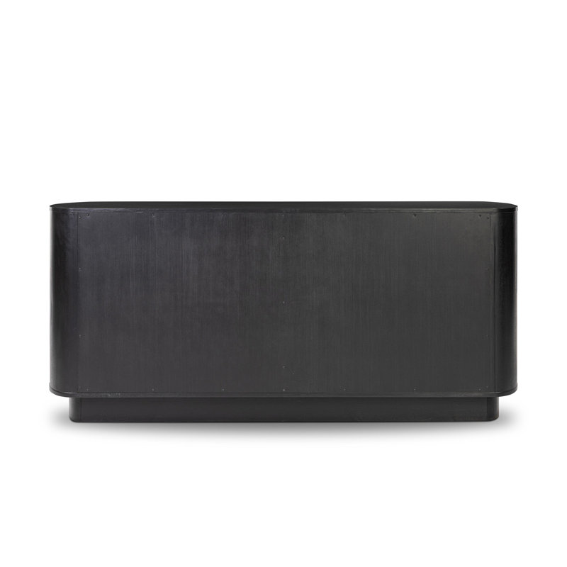 Paden 6 Drawer Dresser-Seasoned Brown Acacia, Aged Black Acacia;