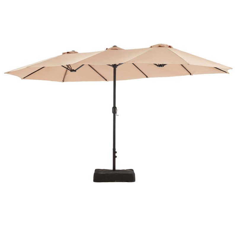 Parasol de marché rectangulaire 15 ', Sable