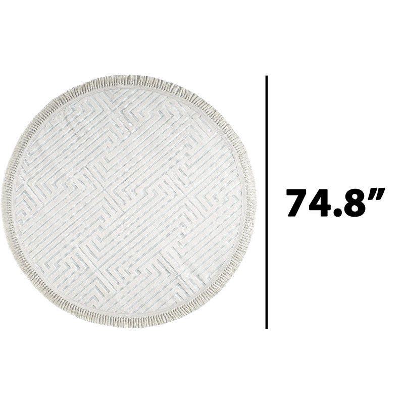 Tapis rond Darryan
