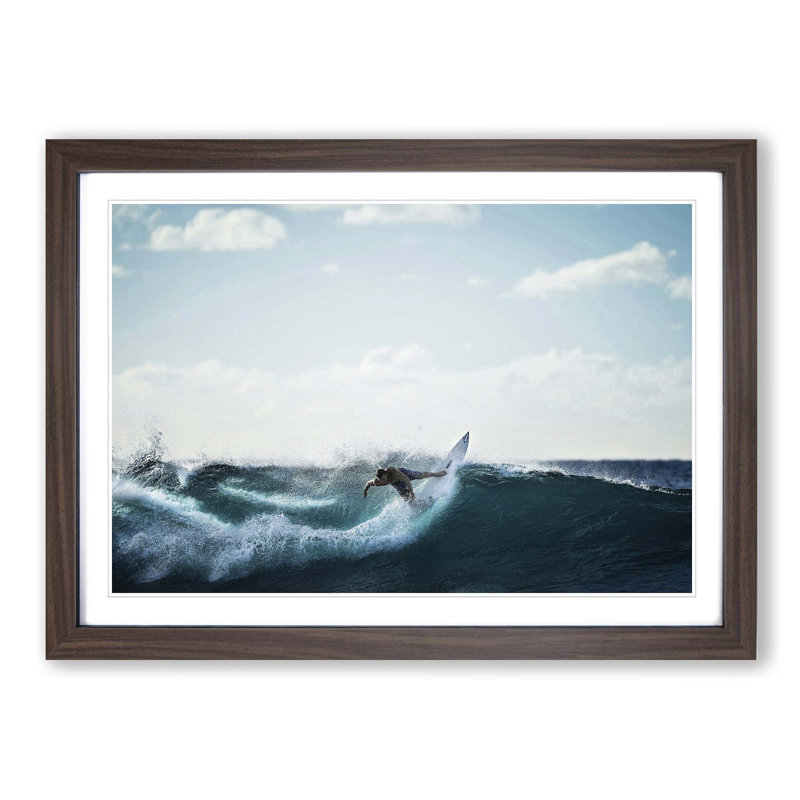 Single Picture Frame Print, Walnut