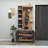 Modern Hall Stand with Multiple Shelves, Atlantic Pine & Anthracite, 29.3 x 72.0 x 13.0 inches | 100% Melamine Coated Particle Board, Wall-Mountable | Stylish Storage Solution for Entryway & Living Space-1960915921