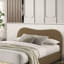 Grand lit avec tête de lit courbée en velours brun, style contemporain, rangement, rangement en bois massif et bois d'ingénierie, cadre de lit-1341650778-1341650779