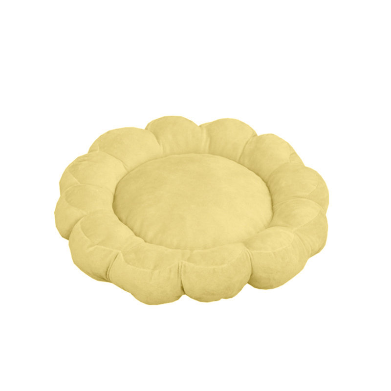 Matelas pour chien pour chien 19,7 x 19,7 po, Jaune