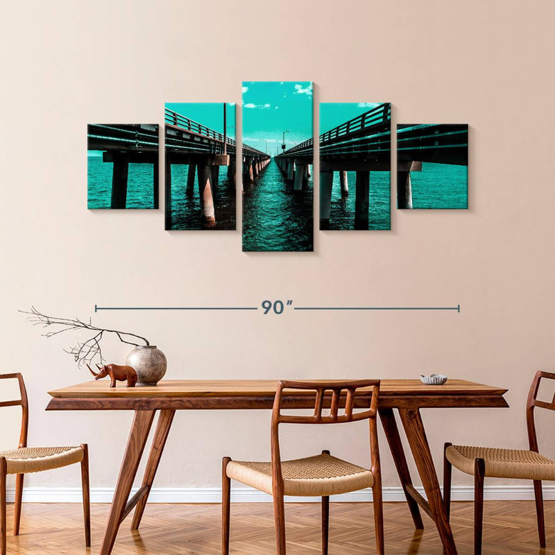 Chesapeake Bay Bridge Retro, 42" H x 92" W