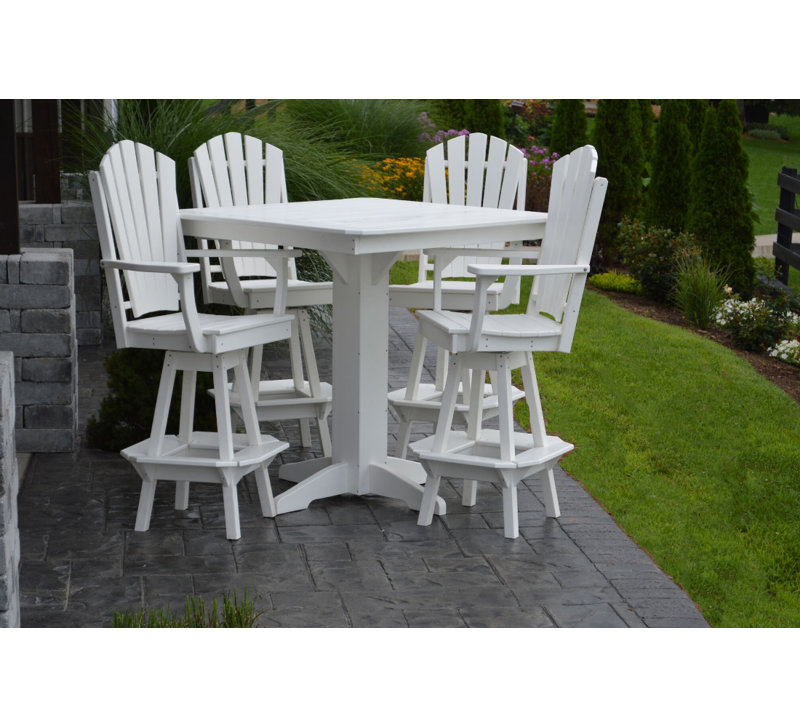 Ensemble repas 5 pièces Nettie, Blanc, L 44 po x l 44 po, Blanc