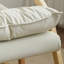 Chaise berçante moderne en bois massif rembourré-106437421