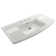 BOCCHI Lavita 19.69'' Fireclay Rectangular Bathroom Sink with Overflow