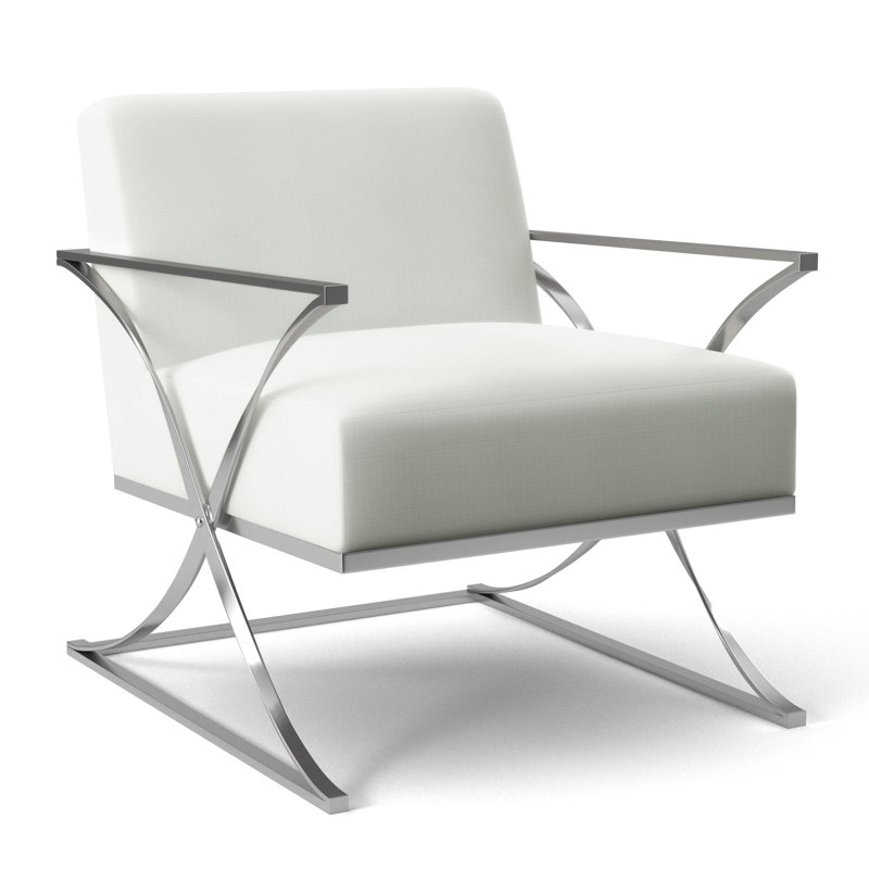 Exuma Outdoor Lounge Chair, Cream Linen 6025-002