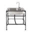 28'' L x 18'' W Freestanding Service Sink with Faucet