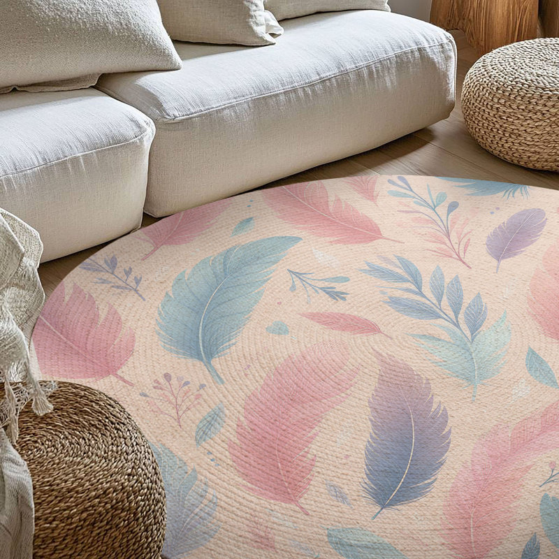 Tapis tressé doux, Rond 5 pi