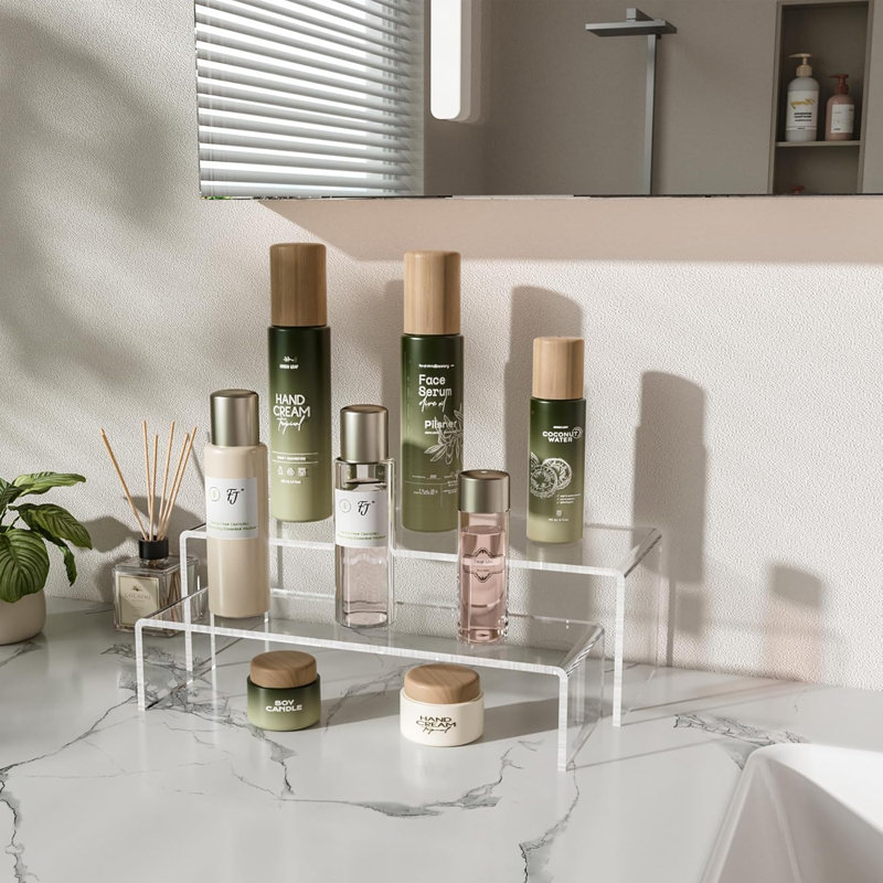 Organisateur de cosmétiques en acrylique transparent