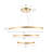 Warsame 3 - Light Gold LED Cluster Pendant-257542197