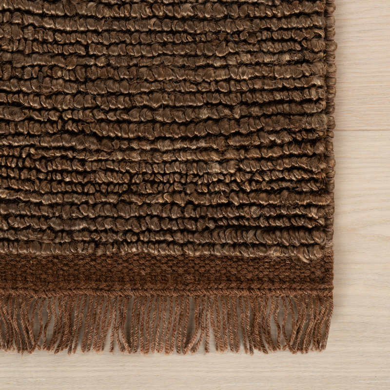 Varnu Textured Handmade Jute Rug, Rectangle 9'6" x 13'6"