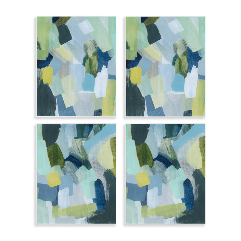 «Blue Paint Strokes» par Grace Popp