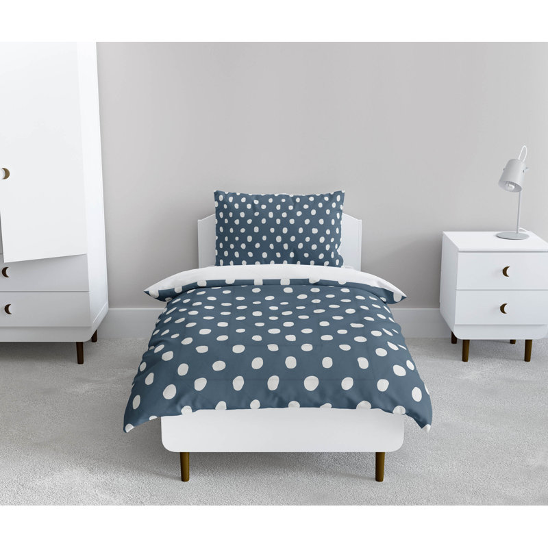 Dot Lyfe Decorative Lightweight Comforter Set, Blue