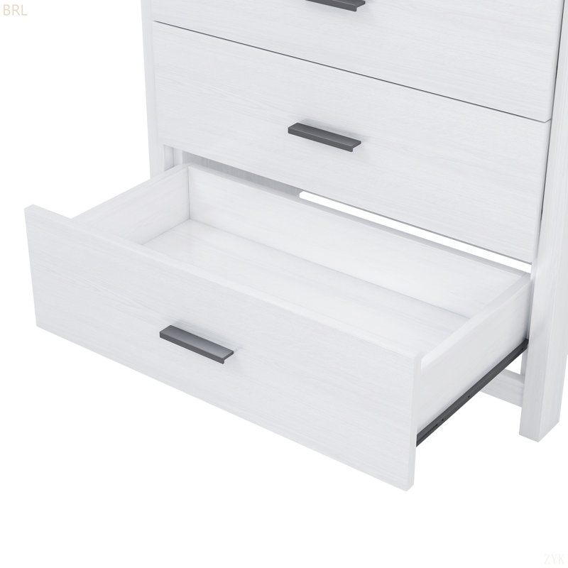 Commode, commode style champêtre rétro, Blanc