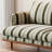 Retro Striped Sofa