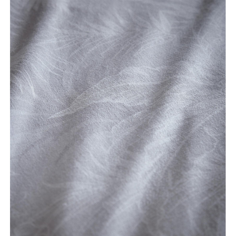 Gray 81 TC Duvet Cover Set, 200 x 200cm Duvet Cover + 2 Standard Pillowcases